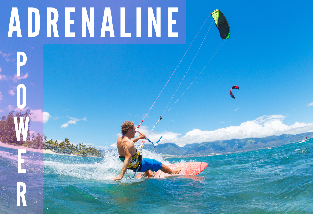 Känslan av klart vatten, kraften från vinden. Friheten i kitesurfing