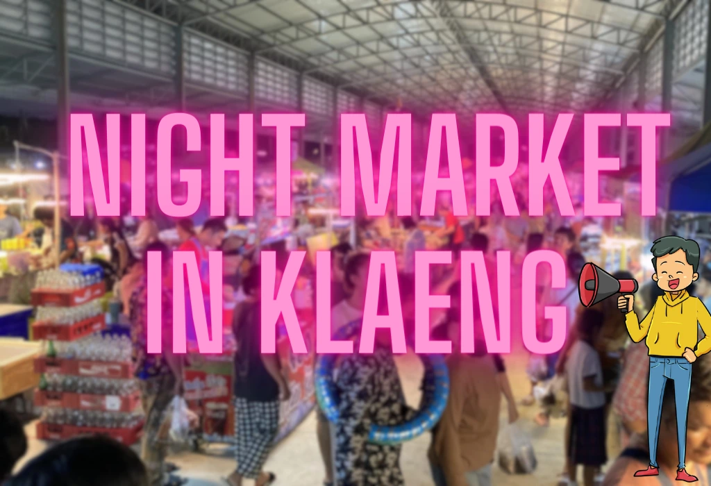 Visit the Night Market in Klaeng. A lot of food enad much more